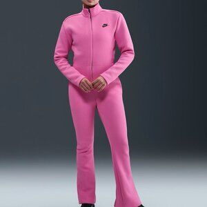 NEW $185 Nike Sportswear Tech Fleece Jumpsuit HV4095-675 Pink Women’s Size XL